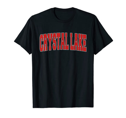 Crystal Lake Il Illinois Varsity Usa Sports T-Shirt - Unique Graphic Unisex - T-Shirt, Sweatshirt, Hoodie