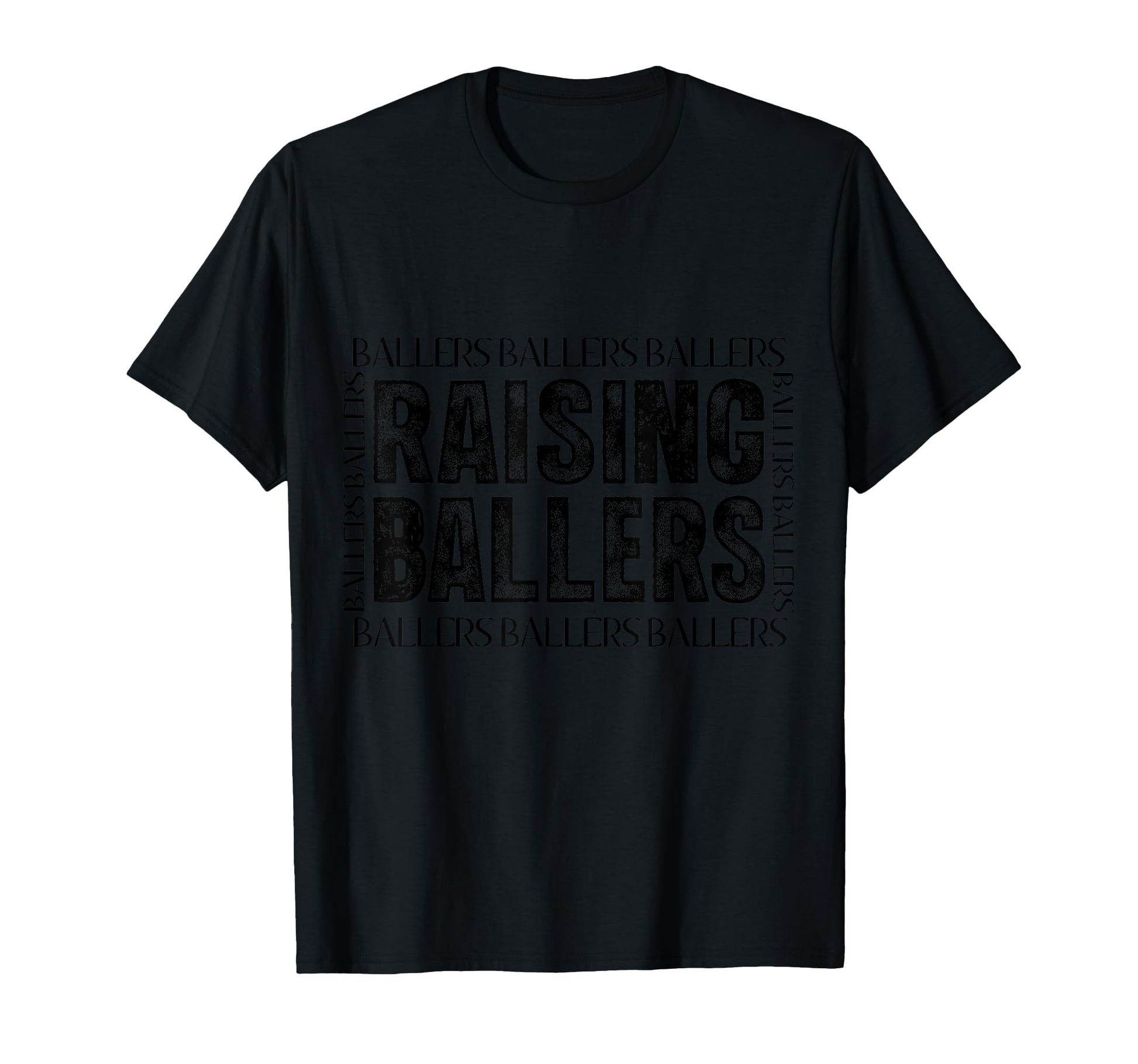 Raising Little Ballers T-Shirt - Minimalist Print for Adults - T-Shirt, Sweatshirt, Hoodie