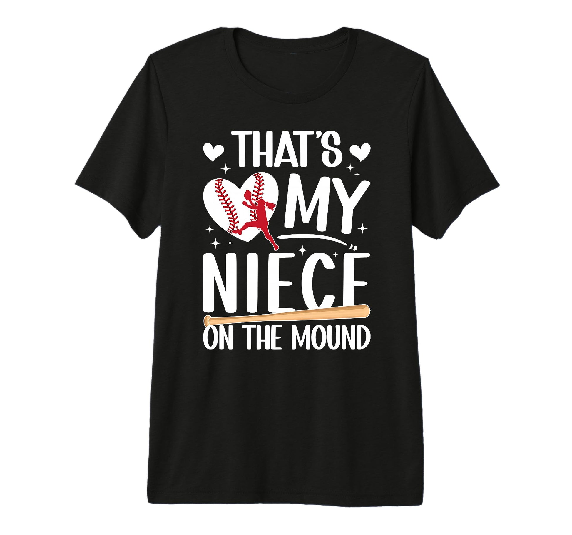 Mound Baseball Pitcher Aunt Baseball T-Shirt - Aesthetic Graphic Men Women - T-Shirt, Sweatshirt, Hoodie
