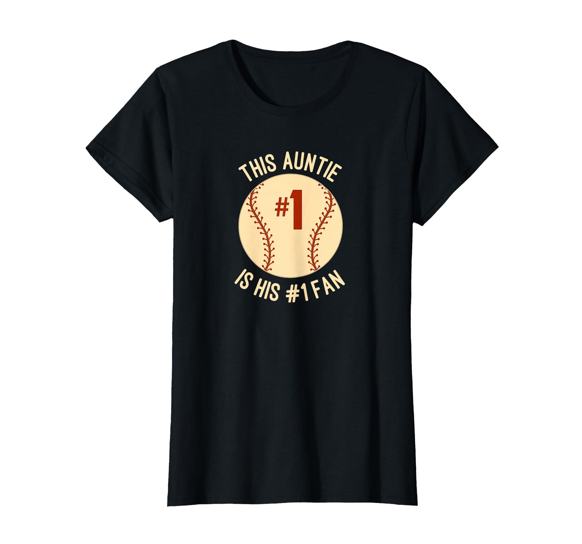 Baseball Fan Auntie Number 1 Nephew Ball T-Shirt - Streetwear Style Unisex - T-Shirt, Sweatshirt, Hoodie