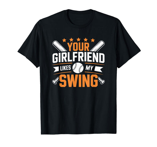 Baseball Player Team Your Girlfriend T-Shirt - Minimalist Print Unisex - T-Shirt, Sweatshirt, Hoodie