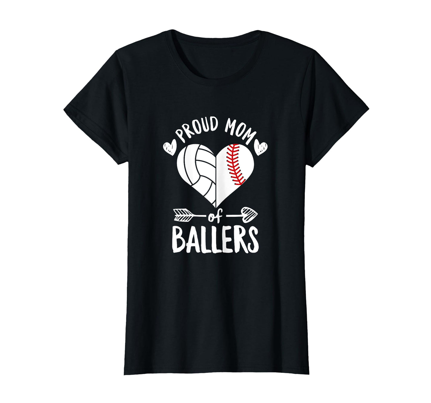 Proud Mom Ballers Mom Ballers T-Shirt - Minimalist Print Men Women - T-Shirt, Sweatshirt, Hoodie