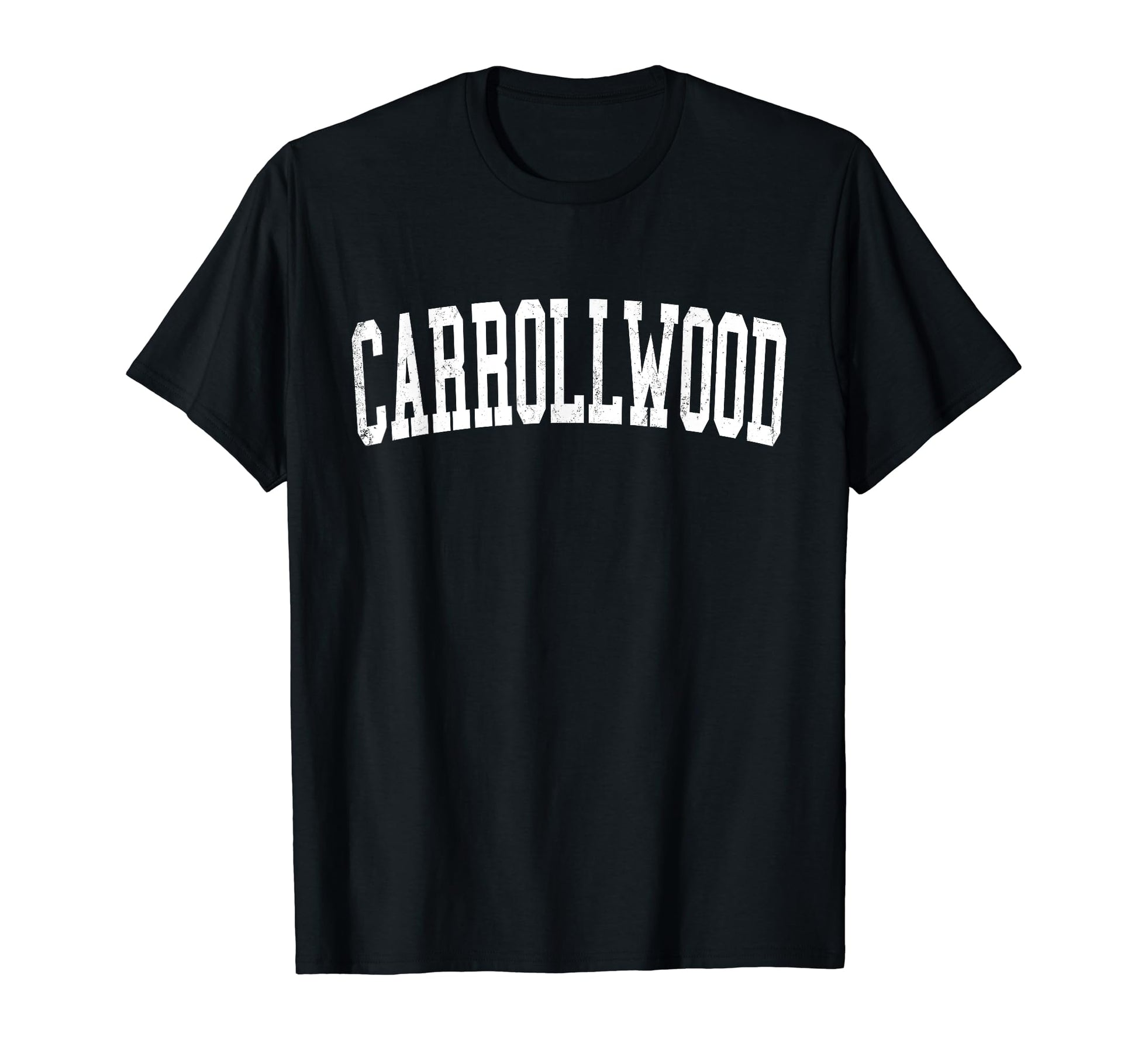 Carrollwood Fl Distressed White Varsity T-Shirt - Unique Graphic Men Women - T-Shirt, Sweatshirt, Hoodie