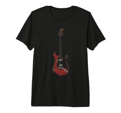 Electric Guitar Rock N Roll Rock Band T-Shirt - Custom Art Print Men Women - T-Shirt, Sweatshirt, Hoodie
