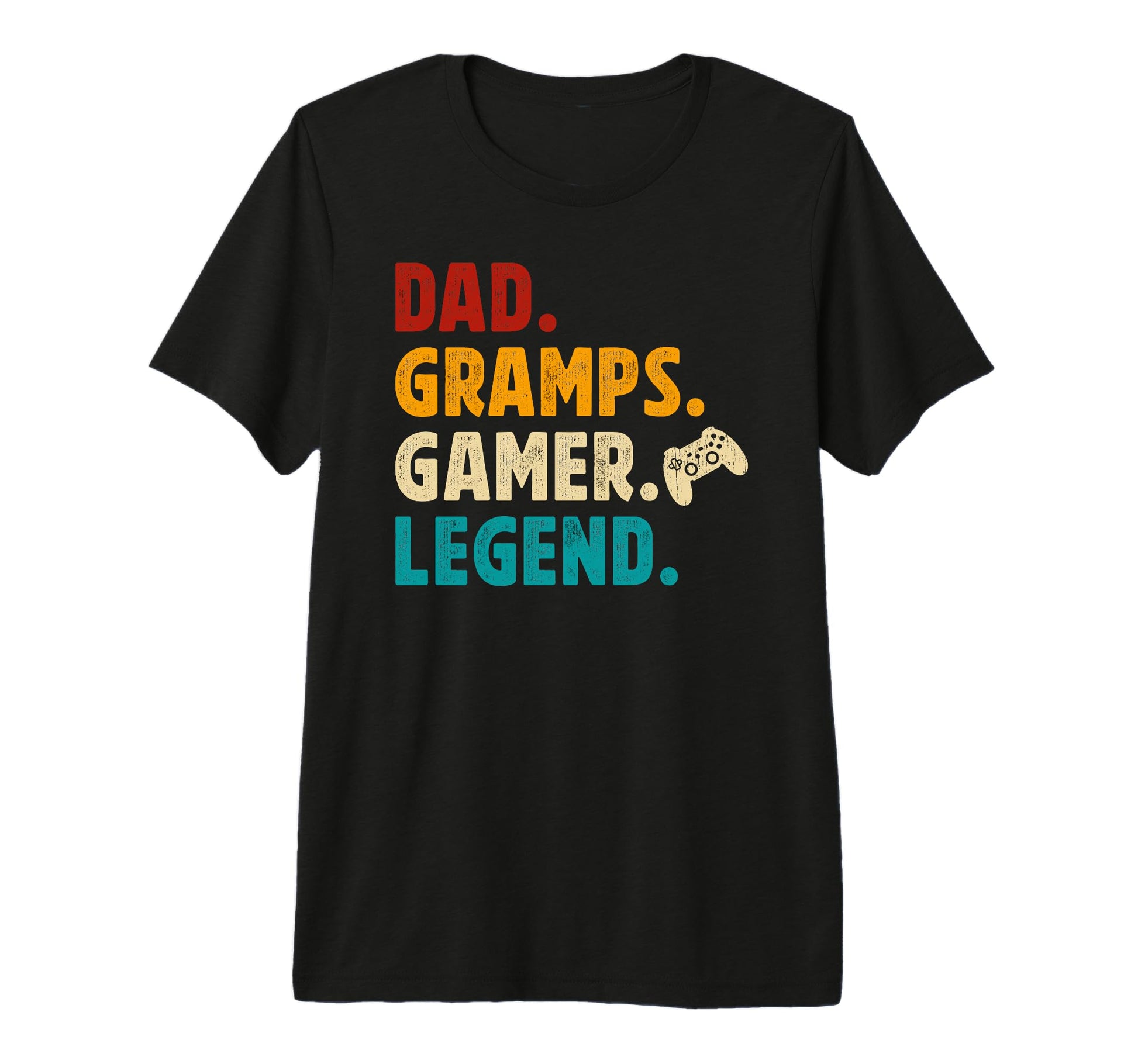 Mens Dad Gramps Gamer Gramps Gaming T-Shirt - Minimalist Print for Adults - T-Shirt, Sweatshirt, Hoodie