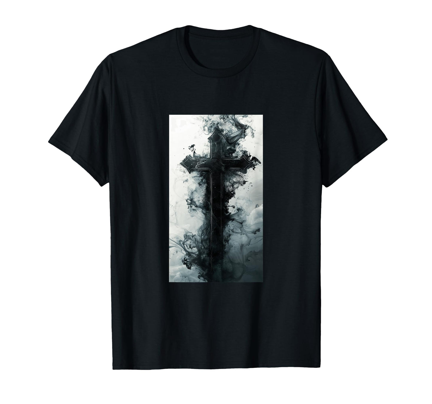 Gothic Cross Grunge Aesthetic Y2K T-Shirt - Novelty Apparel for Adults - T-Shirt, Sweatshirt, Hoodie