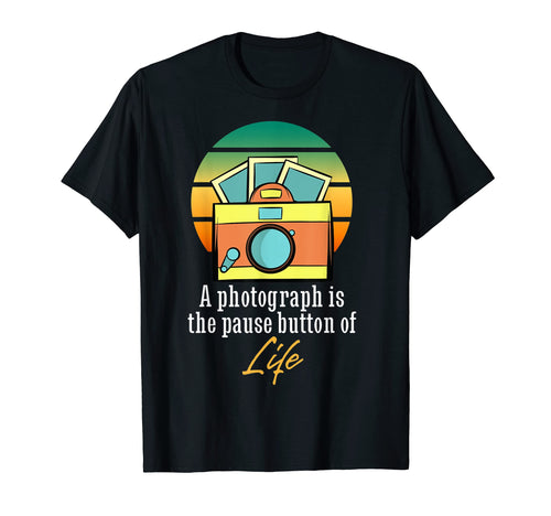 Photography Camera Sunset Photographer T-Shirt - Custom Art Print Unisex - T-Shirt, Sweatshirt, Hoodie