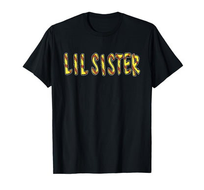 Softball Lil Sister Birthday Party T-Shirt - Aesthetic Graphic for Adults - T-Shirt, Sweatshirt, Hoodie