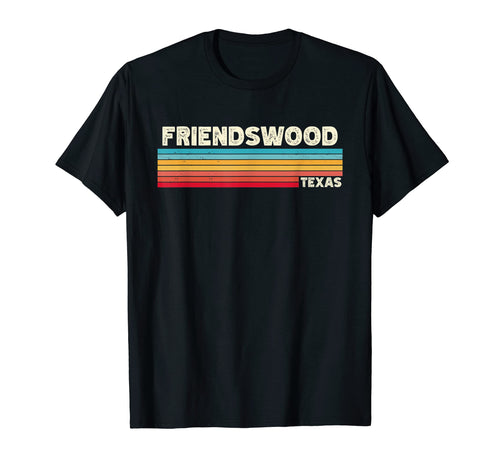 Native Friendswood Texas Tx Stripes T-Shirt - Casual Everyday Wear Unisex - T-Shirt, Sweatshirt, Hoodie