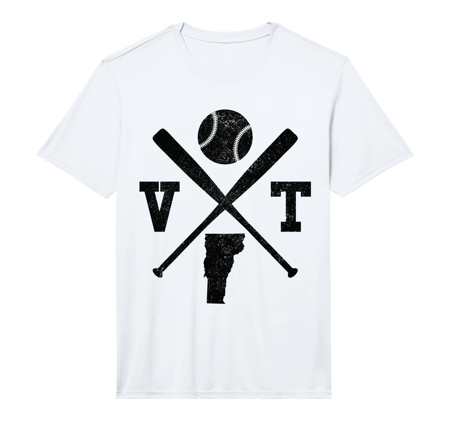 Mens Vt Usa State Baseball Player T-Shirt - Aesthetic Graphic Unisex - T-Shirt, Sweatshirt, Hoodie