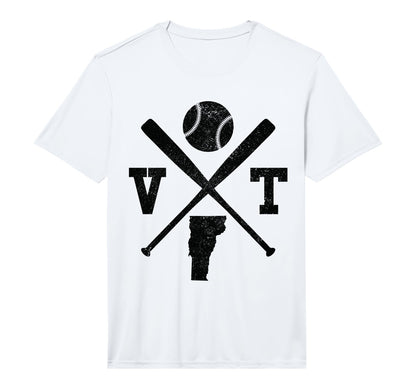 Mens Vt Usa State Baseball Player T-Shirt - Aesthetic Graphic Unisex - T-Shirt, Sweatshirt, Hoodie