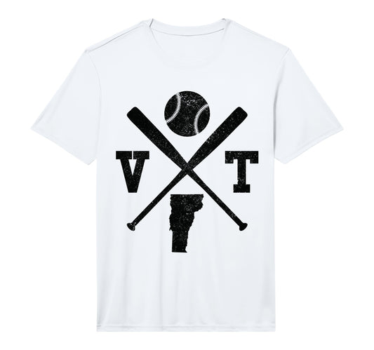 Mens Vt Usa State Baseball Player T-Shirt - Aesthetic Graphic Unisex - T-Shirt, Sweatshirt, Hoodie