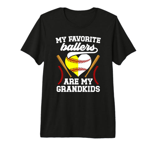 My Grandkids Baseball Softball Nana T-Shirt - Fun Novelty Design Men Women - T-Shirt, Sweatshirt, Hoodie