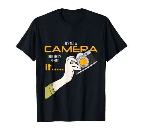 Photographer Is Not Camera But Who Is T-Shirt - Minimalist Print Men Women - T-Shirt, Sweatshirt, Hoodie