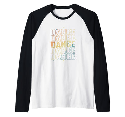 Dance Gradient Dance Layered Typography Hoodie - Minimalist Print Unisex - T-Shirt, Sweatshirt, Hoodie