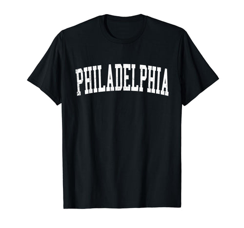 Philadelphia Pa Distressed White T-Shirt - Aesthetic Graphic Men Women - T-Shirt, Sweatshirt, Hoodie
