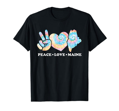 Tie Dye Maine Hippie Gift Co Sweatshirt - Novelty Apparel for Adults - T-Shirt, Sweatshirt, Hoodie
