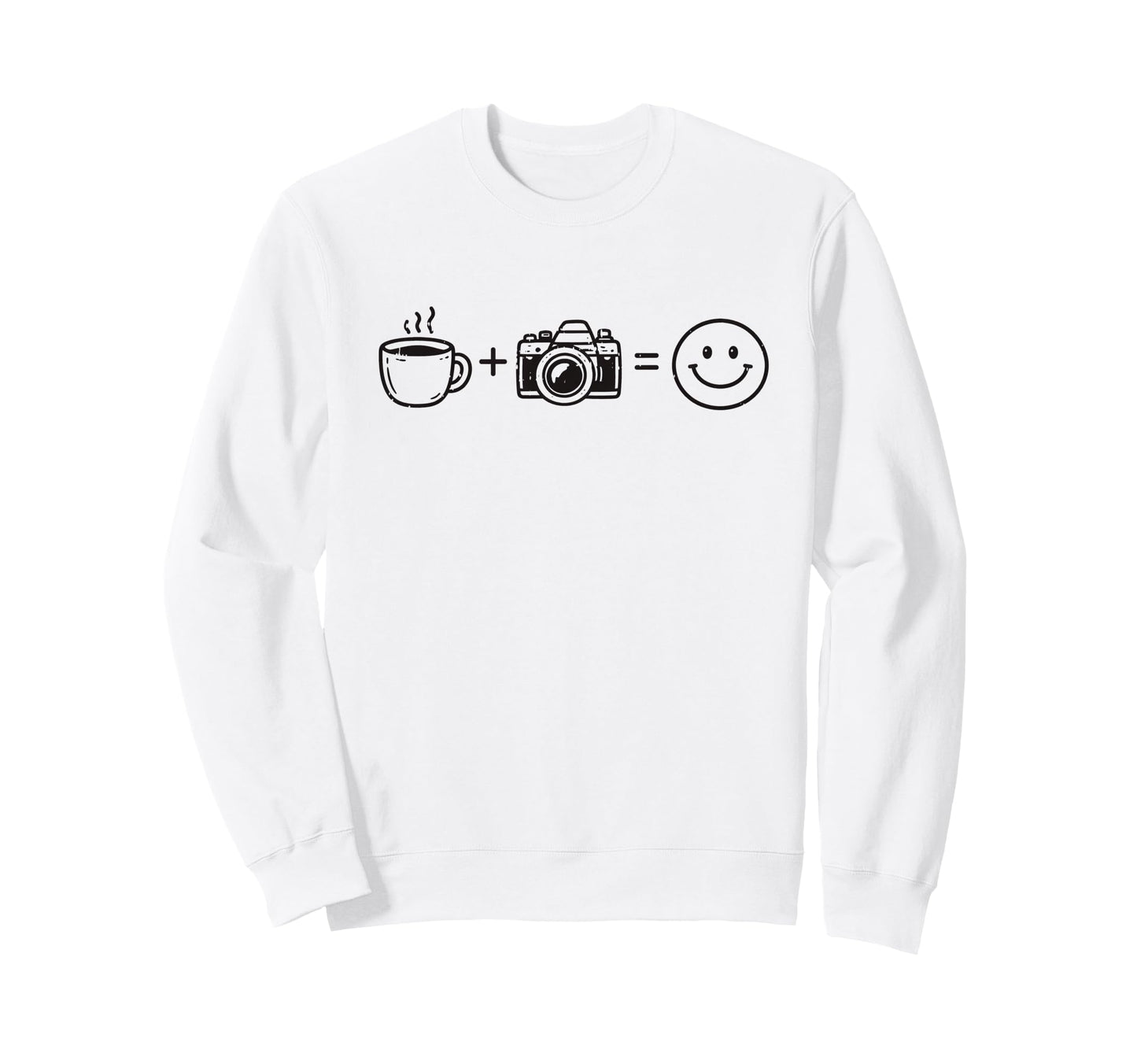 Funny Photographer Coffee Camera Sweatshirt - Streetwear Style for Adults - T-Shirt, Sweatshirt, Hoodie
