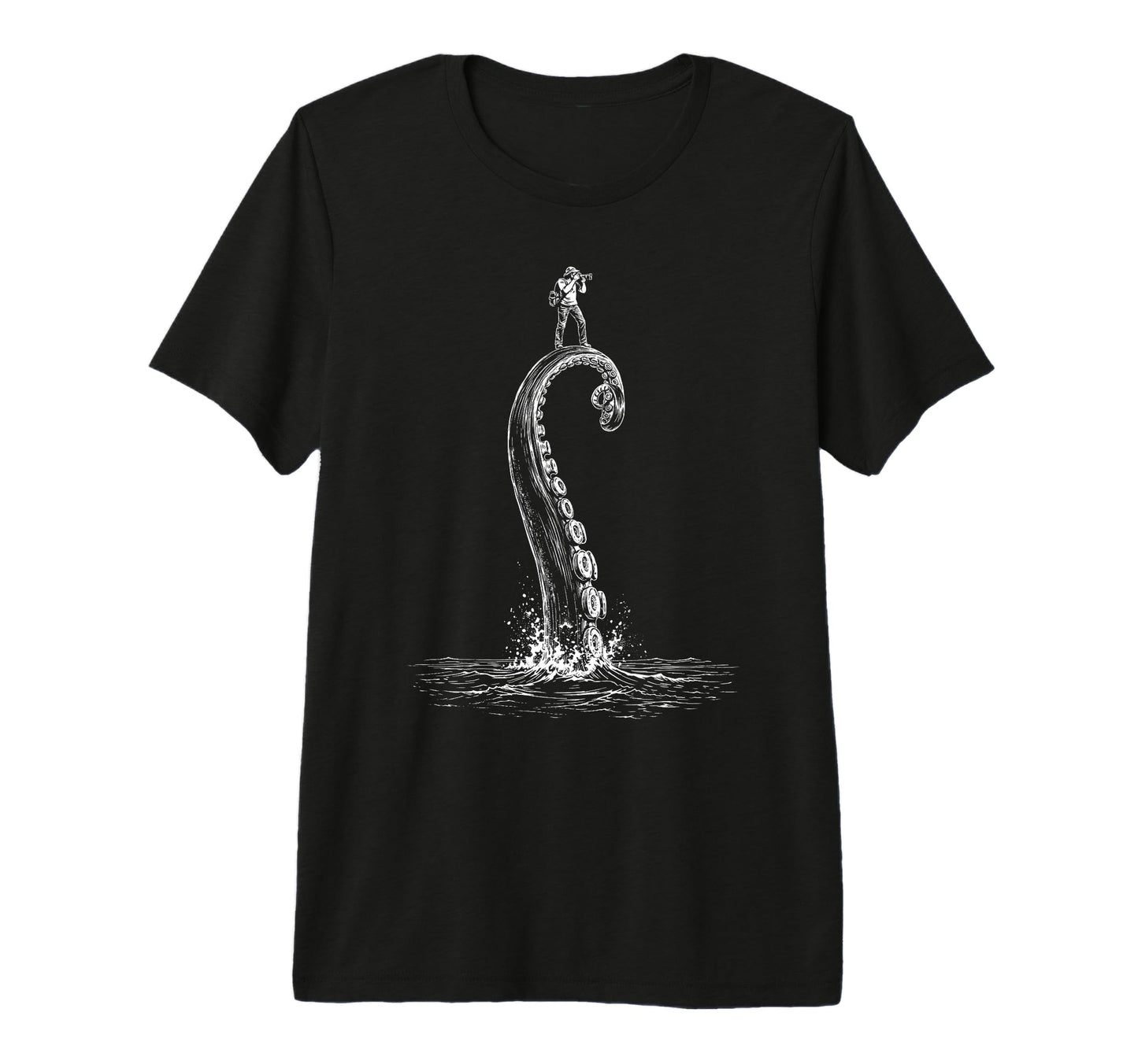 Photographer Octopus Camera T-Shirt - Unique Graphic for Adults - T-Shirt, Sweatshirt, Hoodie