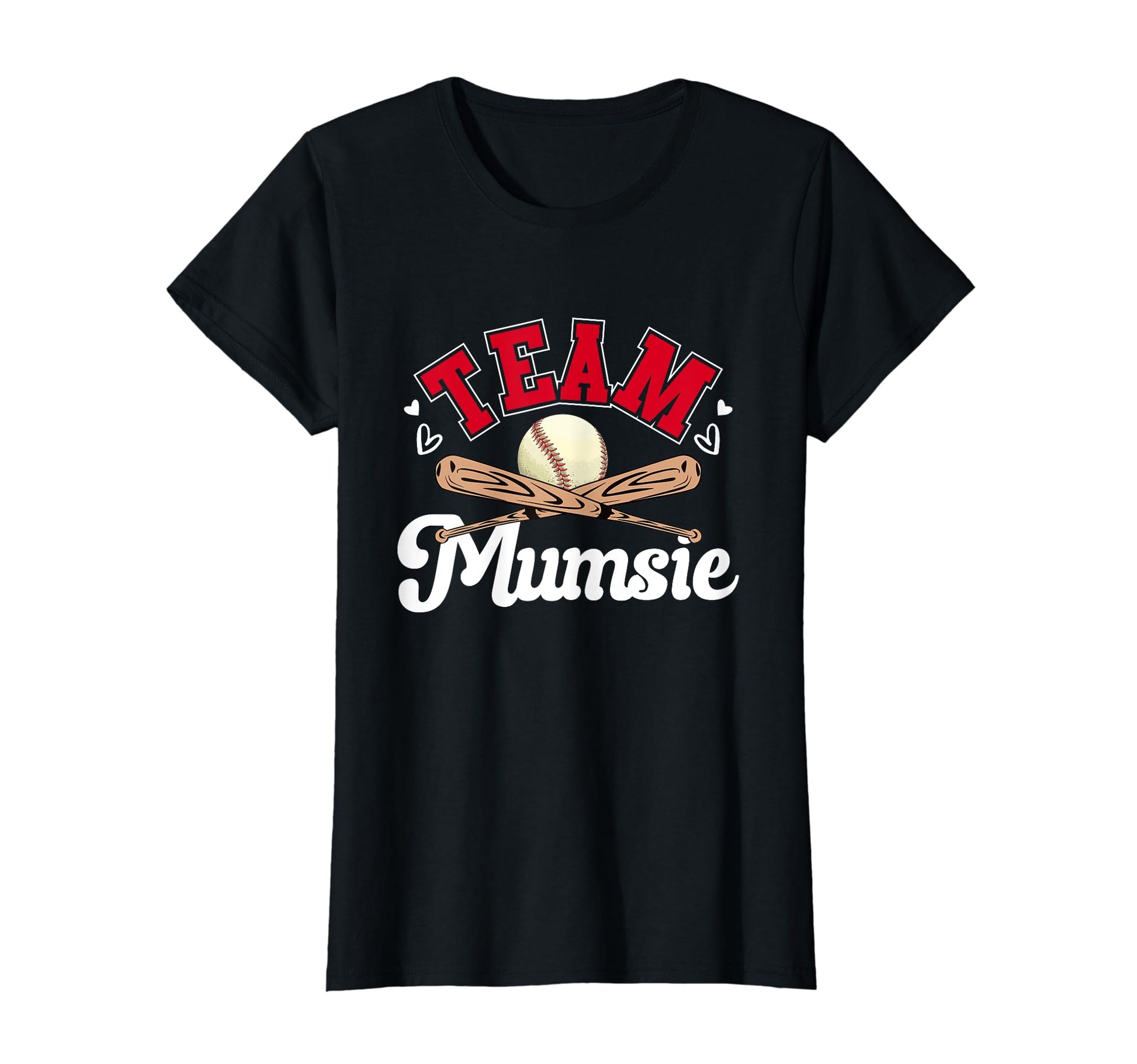 Team Mumsie Mothers Day Baseball T-Shirt - Unique Graphic for Adults - T-Shirt, Sweatshirt, Hoodie