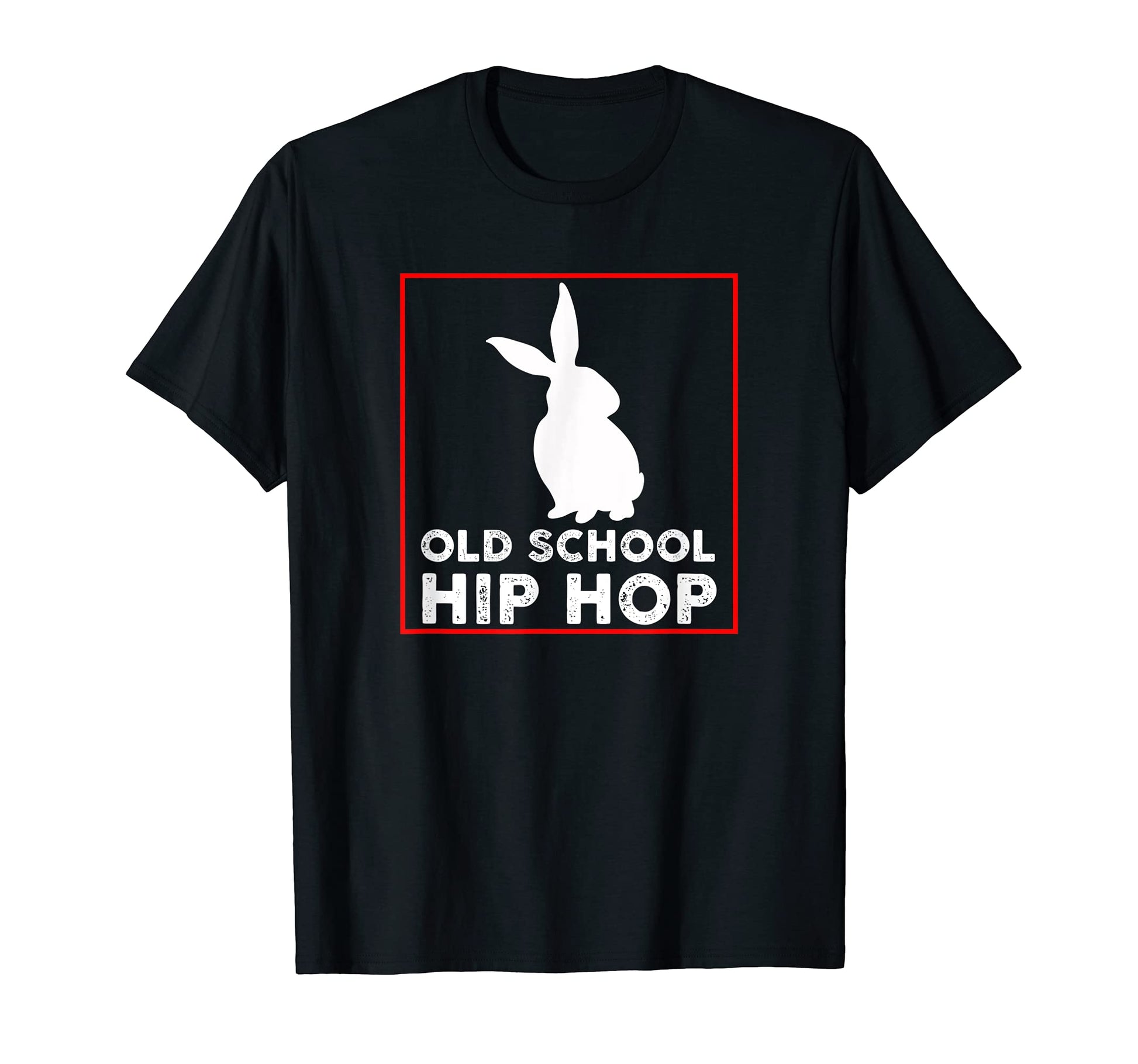Old School Hip Hop Bunny Easter T-Shirt - Custom Art Print Men Women - T-Shirt, Sweatshirt, Hoodie