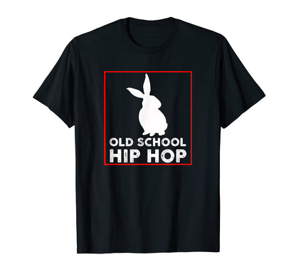 Old School Hip Hop Bunny Easter T-Shirt - Custom Art Print Men Women - T-Shirt, Sweatshirt, Hoodie
