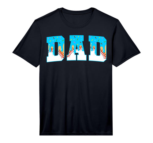 Baseball Dad Ice Cream Drip Happy T-Shirt - Fun Novelty Design Men Women - T-Shirt, Sweatshirt, Hoodie
