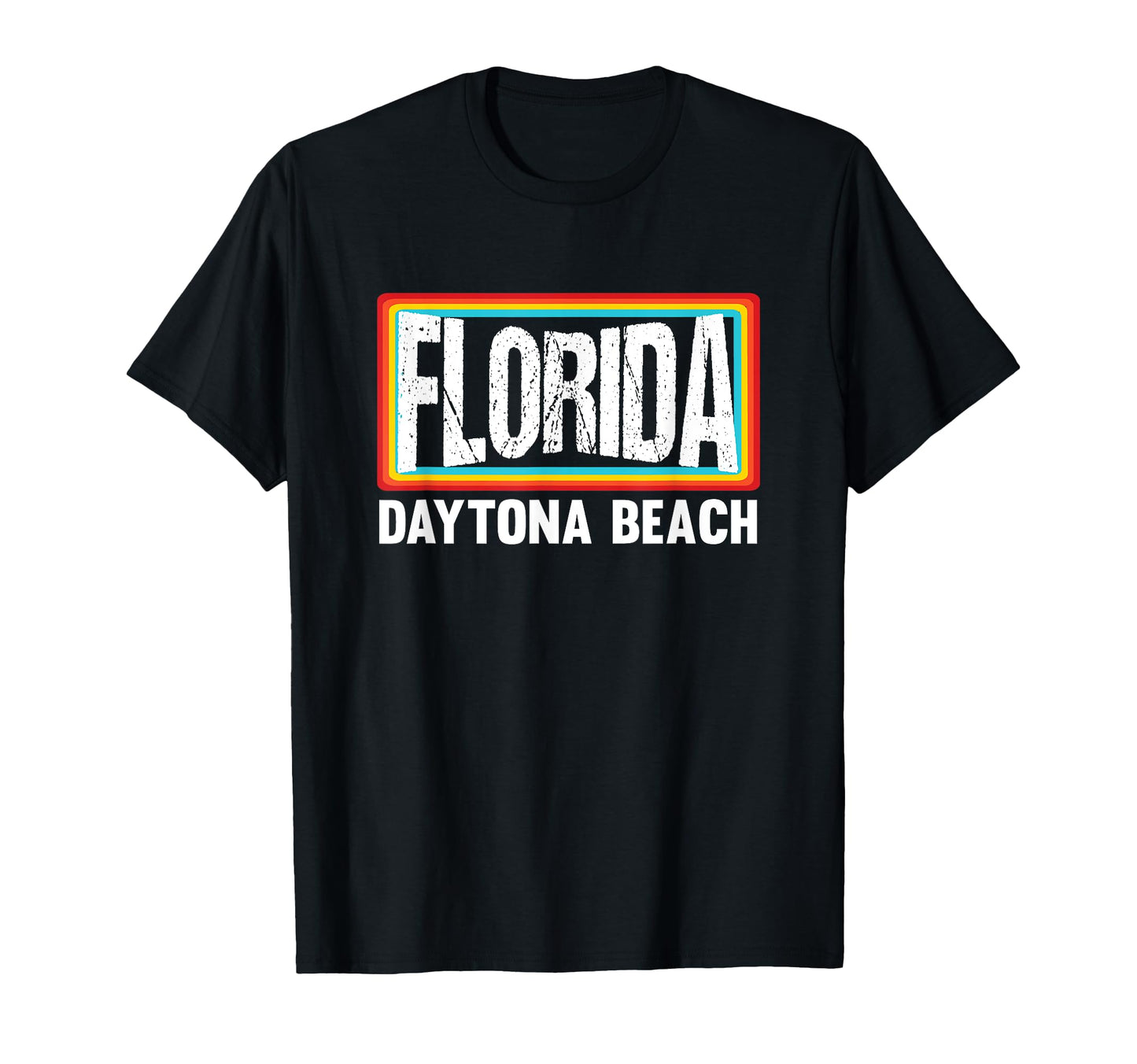 Daytona Beach Fl Authentic Art T-Shirt - Fun Novelty Design for Adults - T-Shirt, Sweatshirt, Hoodie