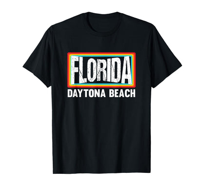 Daytona Beach Fl Authentic Art T-Shirt - Fun Novelty Design for Adults - T-Shirt, Sweatshirt, Hoodie