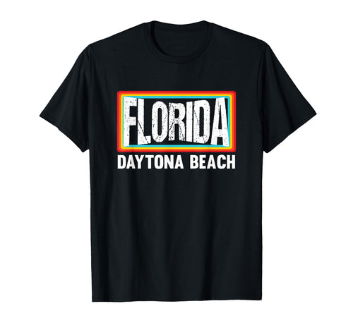 Daytona Beach Fl Authentic Art T-Shirt - Fun Novelty Design for Adults - T-Shirt, Sweatshirt, Hoodie