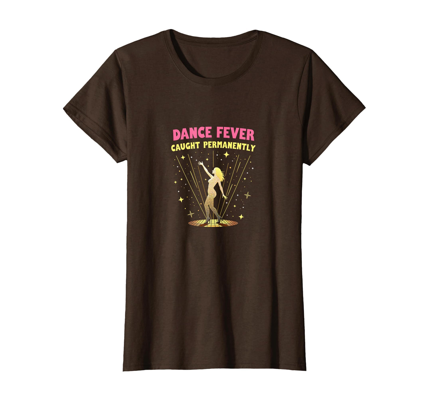 Dance Fever Caught Permanently Disco T-Shirt - Trendy Graphic for Adults - T-Shirt, Sweatshirt, Hoodie