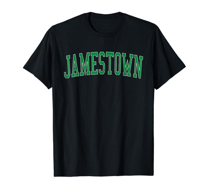 Jamestown Ny Distressed Green T-Shirt - Fun Novelty Design for Adults - T-Shirt, Sweatshirt, Hoodie