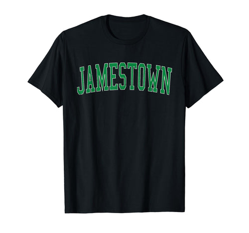 Jamestown Ny Distressed Green T-Shirt - Fun Novelty Design for Adults - T-Shirt, Sweatshirt, Hoodie