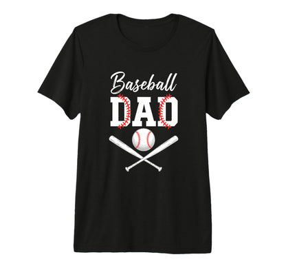 Baseball Dad Fathers Day Baseball Dad T-Shirt - Streetwear Style Men Women - T-Shirt, Sweatshirt, Hoodie