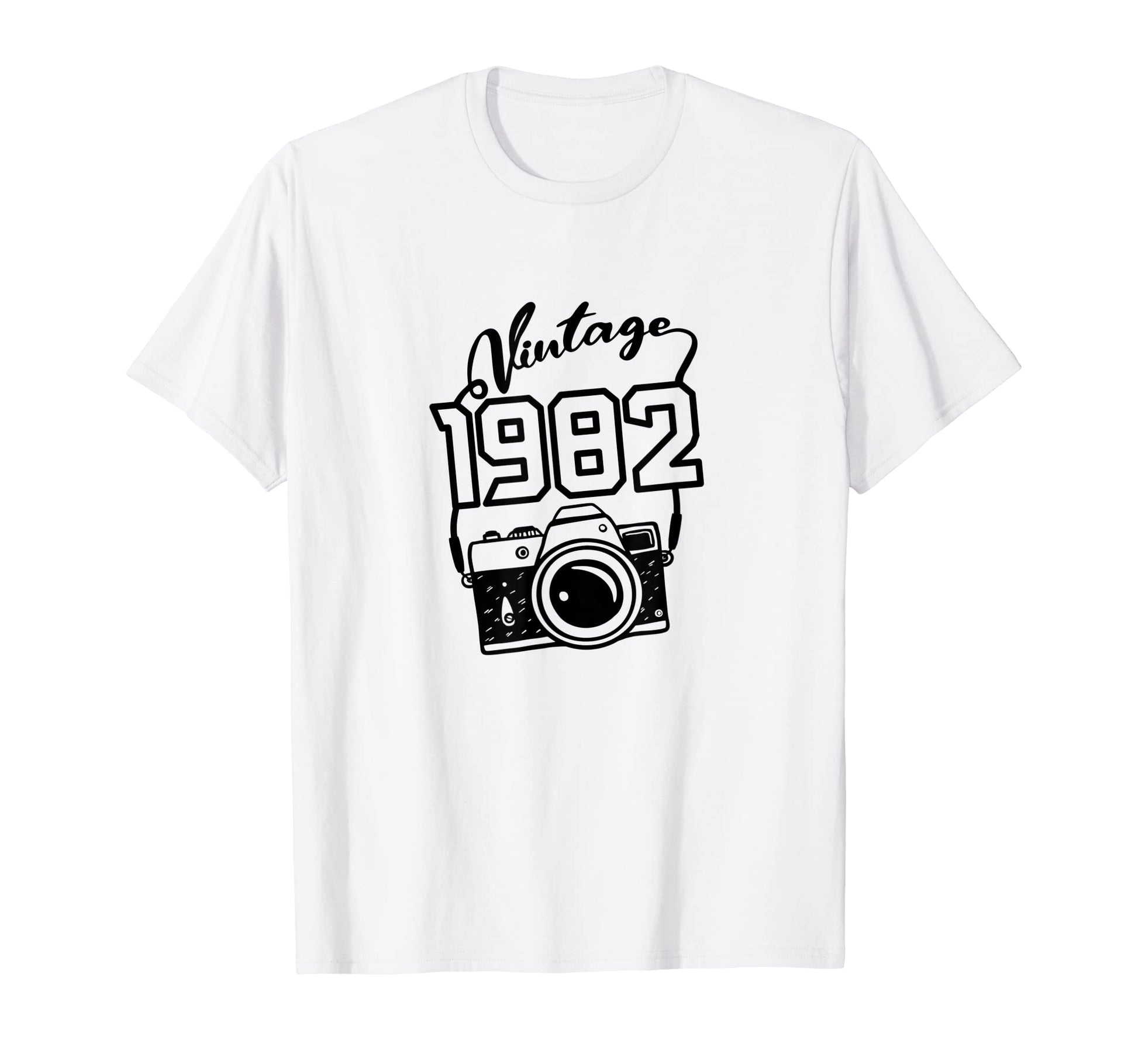 1982 Camera 40Th Birthday T-Shirt - Aesthetic Graphic Men Women - T-Shirt, Sweatshirt, Hoodie