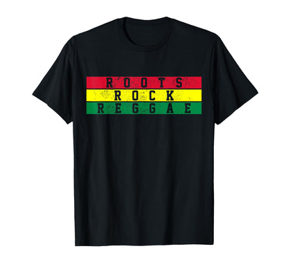 Reggae Music Roots Rock Jamaica T-Shirt - Custom Art Print Men Women - T-Shirt, Sweatshirt, Hoodie