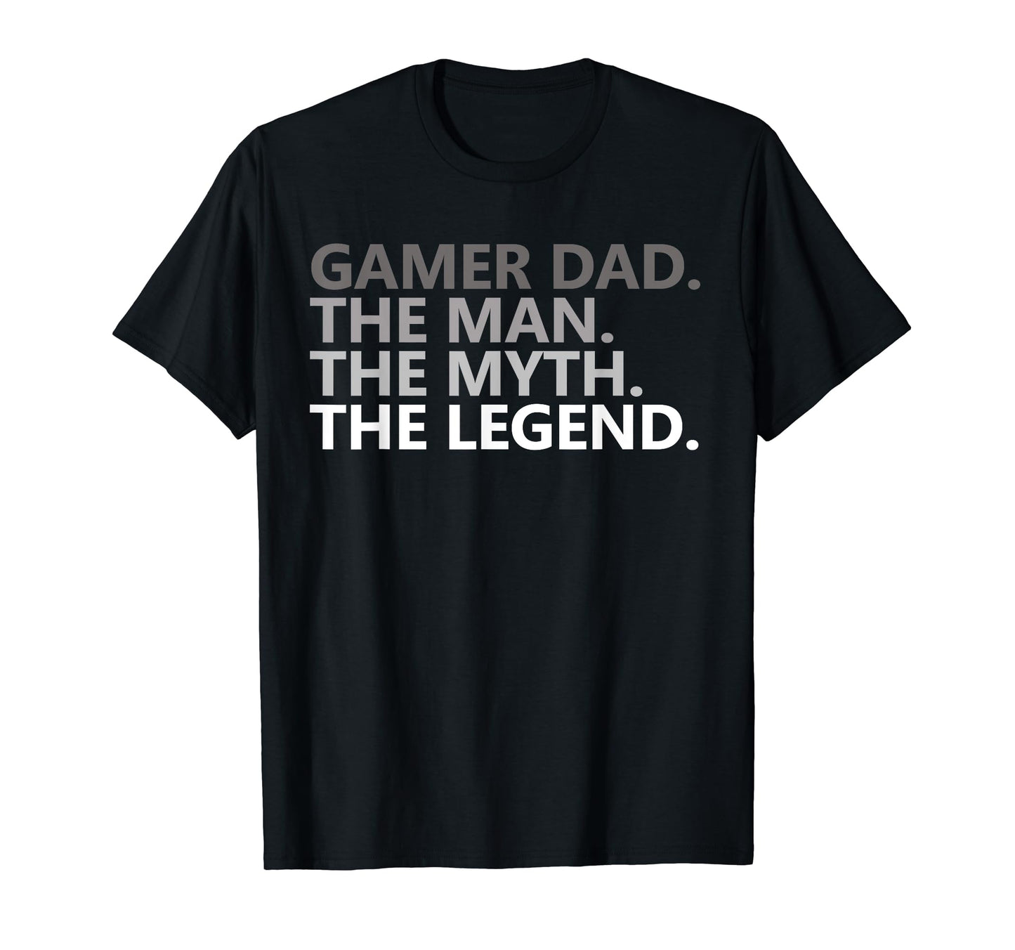 Gamer Dad Myth Legend Funny Fathers T-Shirt - Custom Art Print for Adults - T-Shirt, Sweatshirt, Hoodie