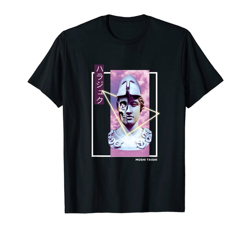 Vaporwave Statue Aesthetic Art T-Shirt - Casual Everyday Wear for Adults - T-Shirt, Sweatshirt, Hoodie