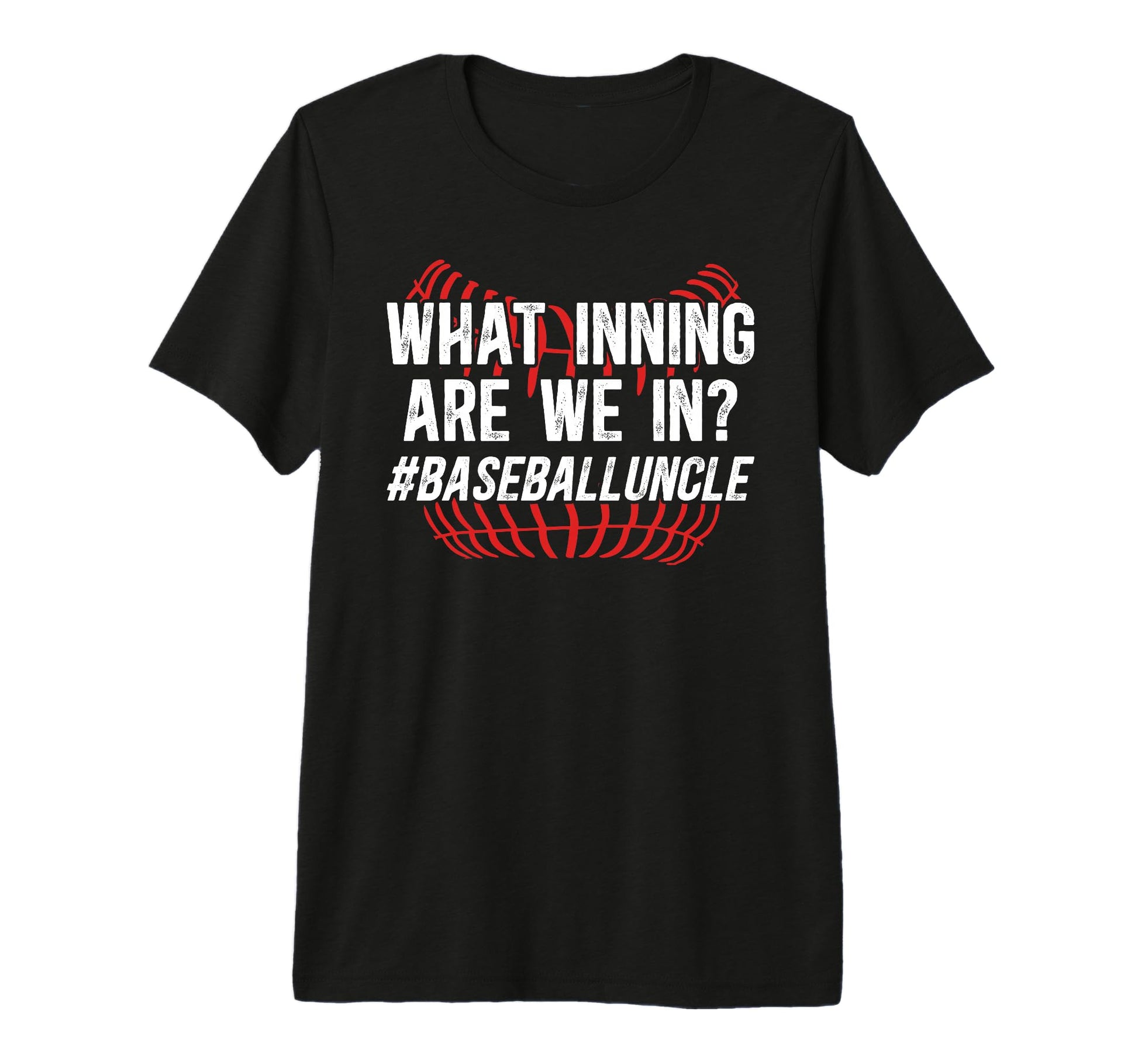 Mens Funny Baseball Uncle Baseball T-Shirt - Custom Art Print Men Women - T-Shirt, Sweatshirt, Hoodie