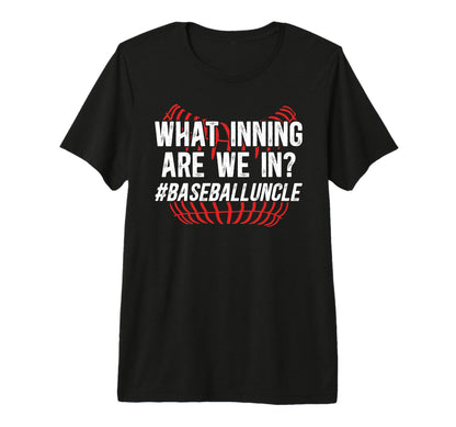 Mens Funny Baseball Uncle Baseball T-Shirt - Custom Art Print Men Women - T-Shirt, Sweatshirt, Hoodie