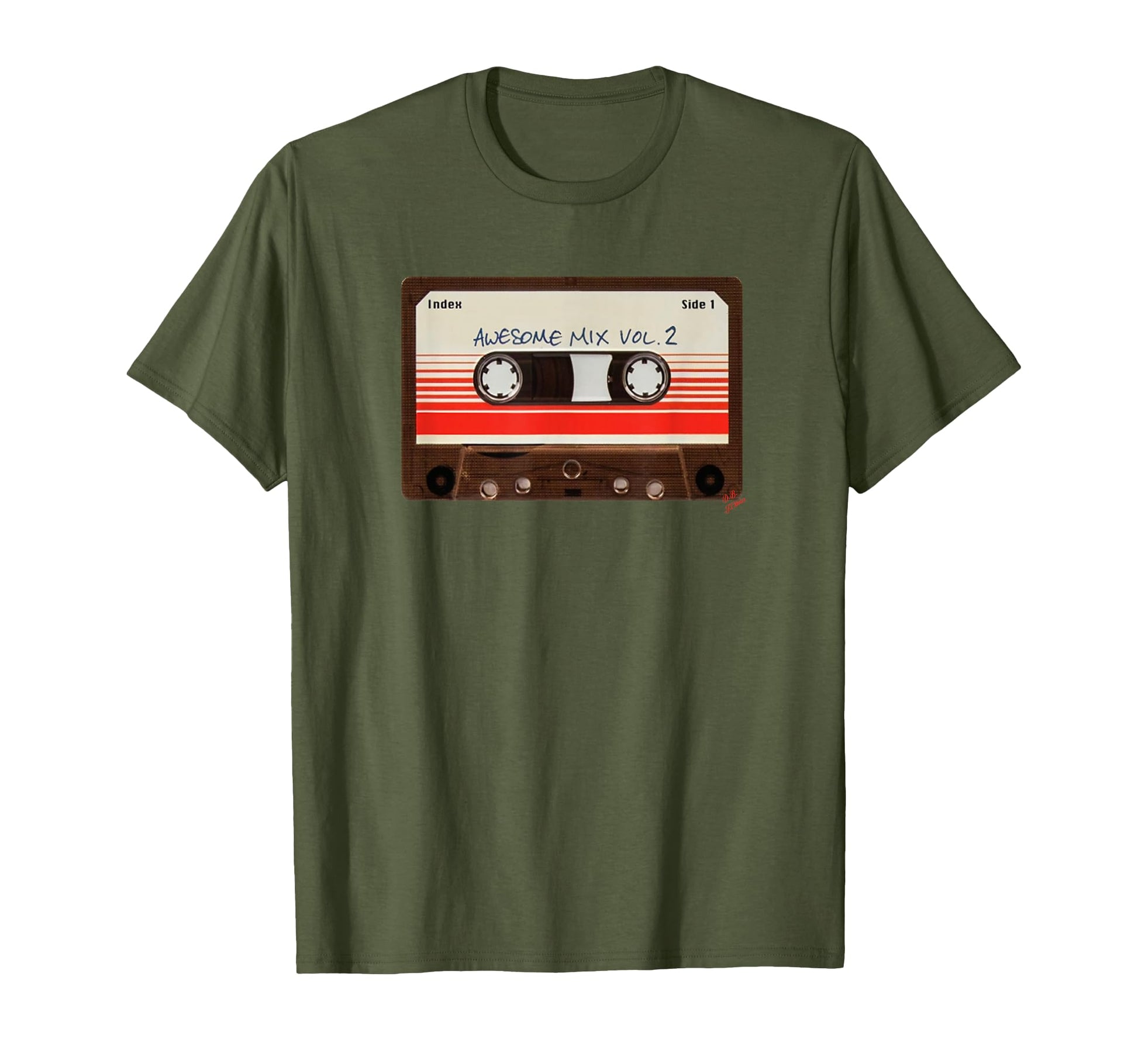 Cassette Awesome Mix Vol 2 Cassettes T-Shirt - Graphic Print for Adults - T-Shirt, Sweatshirt, Hoodie