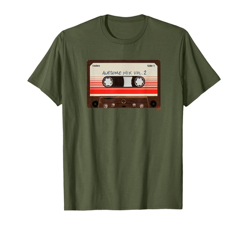 Cassette Awesome Mix Vol 2 Cassettes T-Shirt - Graphic Print for Adults - T-Shirt, Sweatshirt, Hoodie