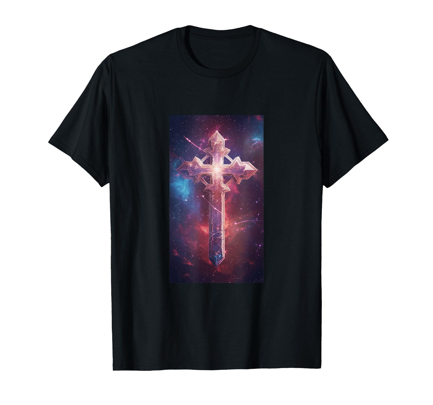 Gothic Cross Grunge Aesthetic Y2K Goth T-Shirt - Novelty Apparel Unisex - T-Shirt, Sweatshirt, Hoodie