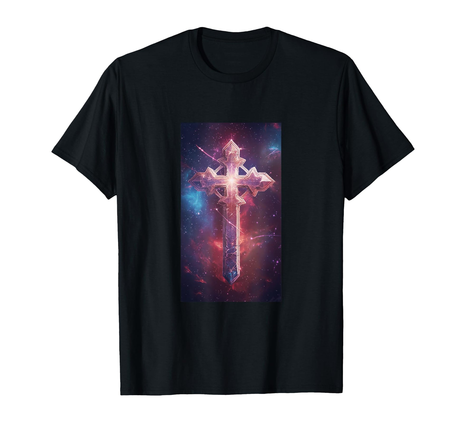 Gothic Cross Grunge Aesthetic Y2K Goth T-Shirt - Novelty Apparel Unisex - T-Shirt, Sweatshirt, Hoodie