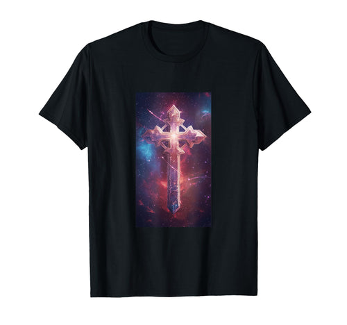 Gothic Cross Grunge Aesthetic Y2K Goth T-Shirt - Novelty Apparel Unisex - T-Shirt, Sweatshirt, Hoodie