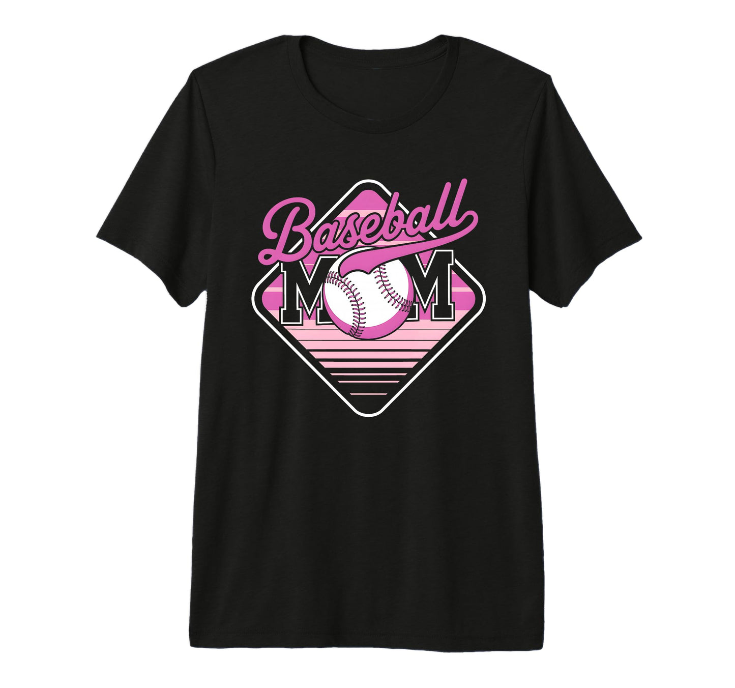 Proud Baseball Mom Game Day And Practice T-Shirt - Unique Graphic Unisex - T-Shirt, Sweatshirt, Hoodie