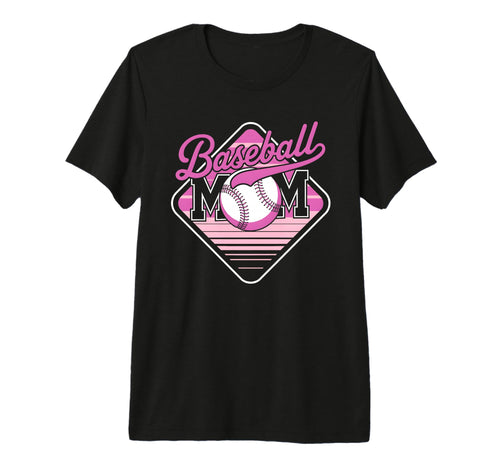 Proud Baseball Mom Game Day And Practice T-Shirt - Unique Graphic Unisex - T-Shirt, Sweatshirt, Hoodie