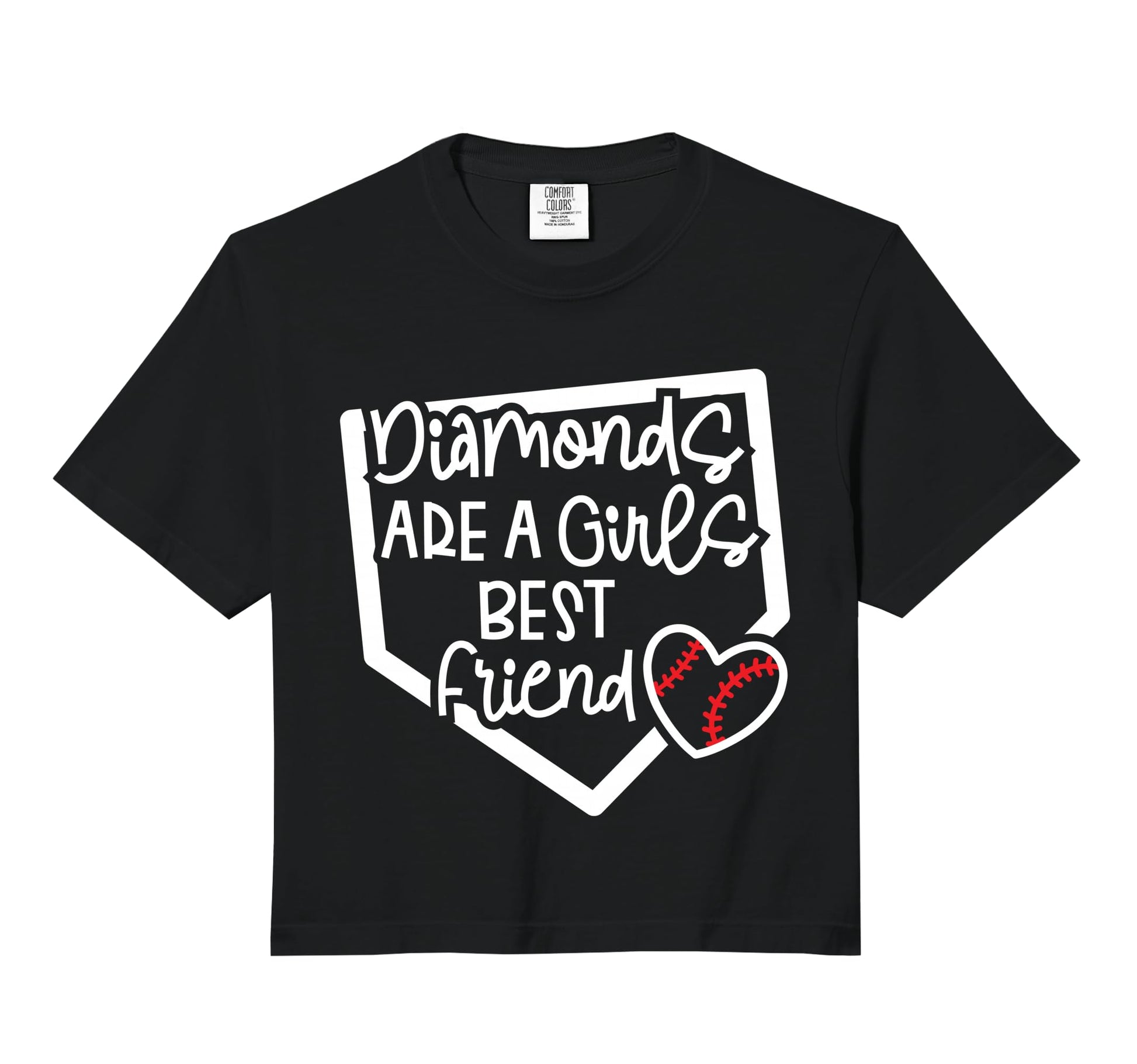 Diamonds Are Best Friend Baseball T-Shirt - Unique Graphic Men Women - T-Shirt, Sweatshirt, Hoodie
