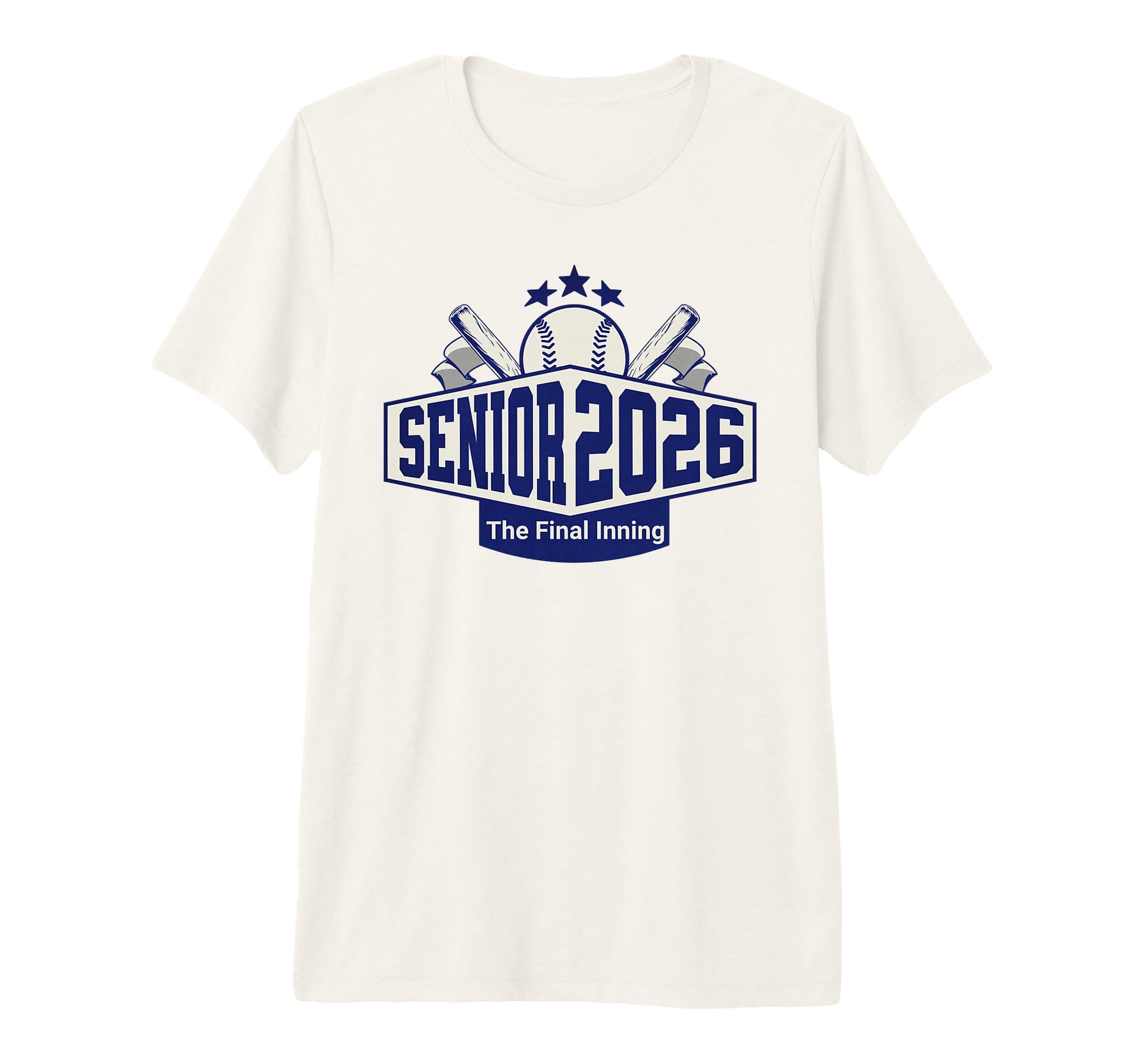 Baseball Senior 2026 Final Inning T-Shirt - Graphic Print for Adults - T-Shirt, Sweatshirt, Hoodie