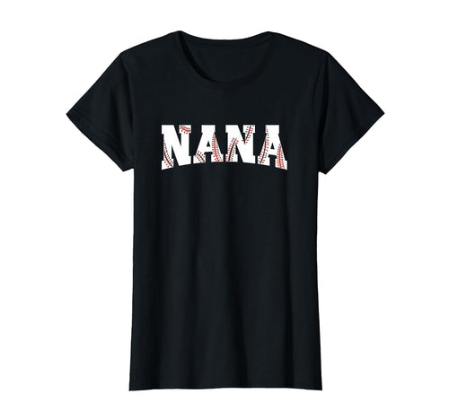 Baseball Nana Gift Proud Grandmas Game T-Shirt - Trendy Graphic Men Women - T-Shirt, Sweatshirt, Hoodie